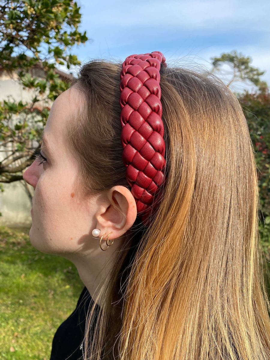 Fascia Capelli Intrecciata Vintage - Cerchietto Elasticizzato Per Donne E Ragazze - Foto 9