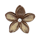 Pinza a Fiore Glitterata con Strass